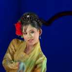 Traditional Burmese popular dances  at Mintha Theater in Mandalay, Myanmar, Burma, Indochina, South East Asia.