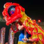 Folkloristic dances for 2014 lunar New Year Tet celebration, Hoi An, Quang Nam Province, Viet Nam, Indochina, South East Asia.