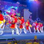 Folkloristic dances for 2014 lunar New Year Tet celebration, Hoi An, Quang Nam Province, Viet Nam, Indochina, South East Asia.