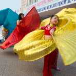 Artistic street parade during the Hue Festival 2014, Thua ThienâHue Province, Viet Nam, Indochina, South East Asia.