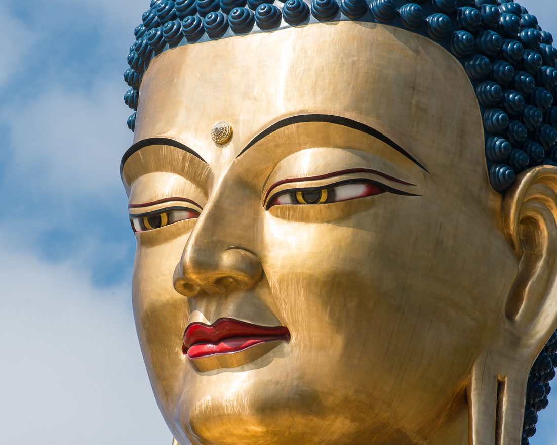 A colossal bronze statue of Buddha, close to 200' in height, Kuensel Phodrang, Kingdom of Bhutan, Asia