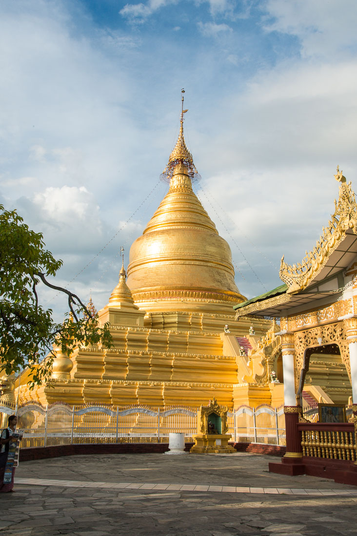 Kutodaw pagoda in Mandalay, Myanmar, Indochina, South East Asia.