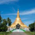 The beautiful Lokananda Paya pagoda inSittwe, Rakhine State, Myanmar, Indochina, So uth Easr Asia.