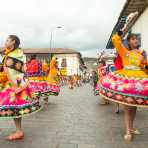 Popular celebration for the religious festivity of the Virgen de la Navidad, Cusco, Peru, South America
