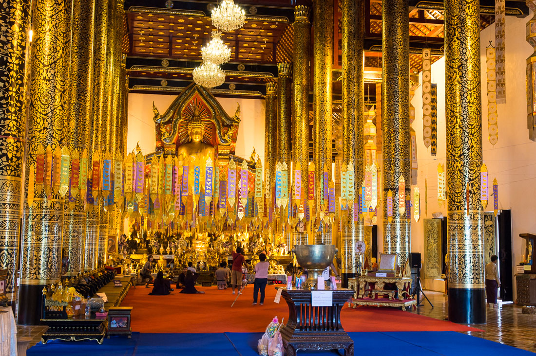 Inside What Chedi Luang, Chiang Mai, Kingdom of Thailand, Indochina, South East Asia