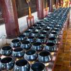 Bowls used to store offers, What Phan Tao, Chiang Mai, Kingdom of Thailand, Indochina, South East Asia